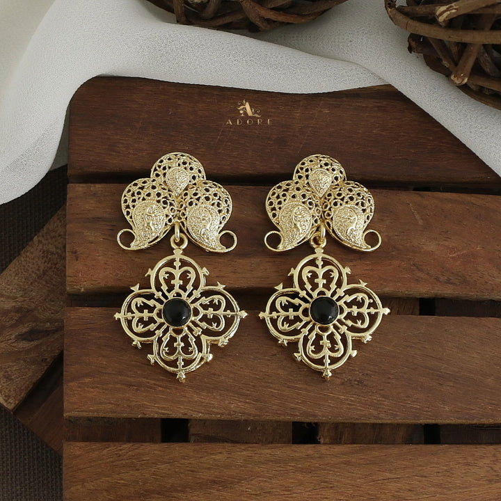 Tarosh Cross Hanging Earring