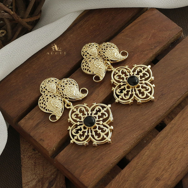 Tarosh Cross Hanging Earring