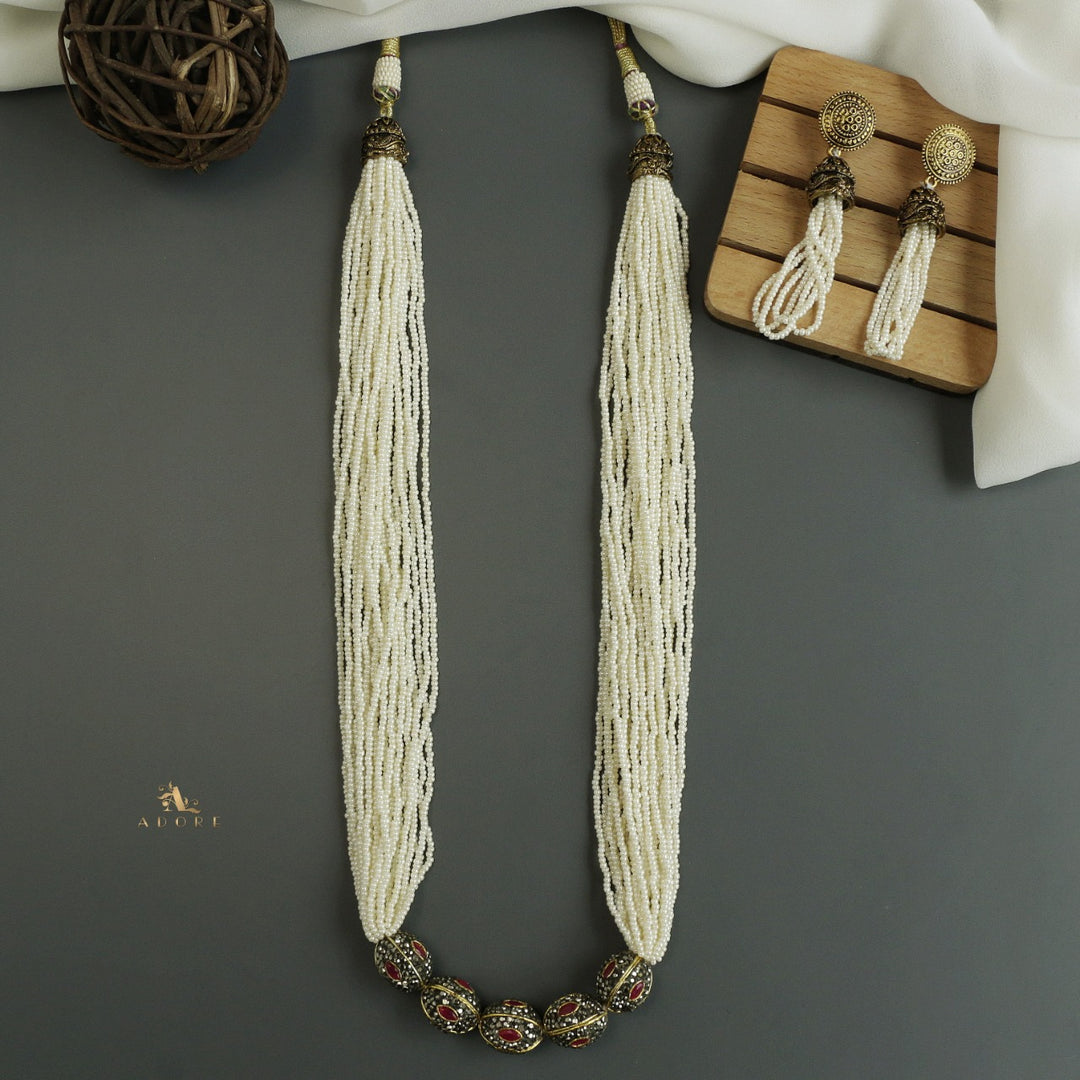 Lexa Long Neckpiece With Earring