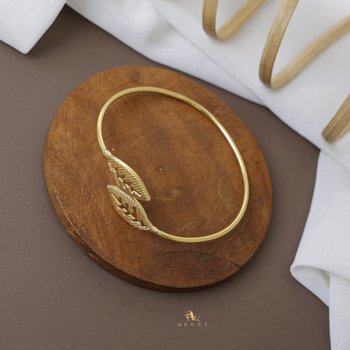 Hema Dual Leaf Bangle