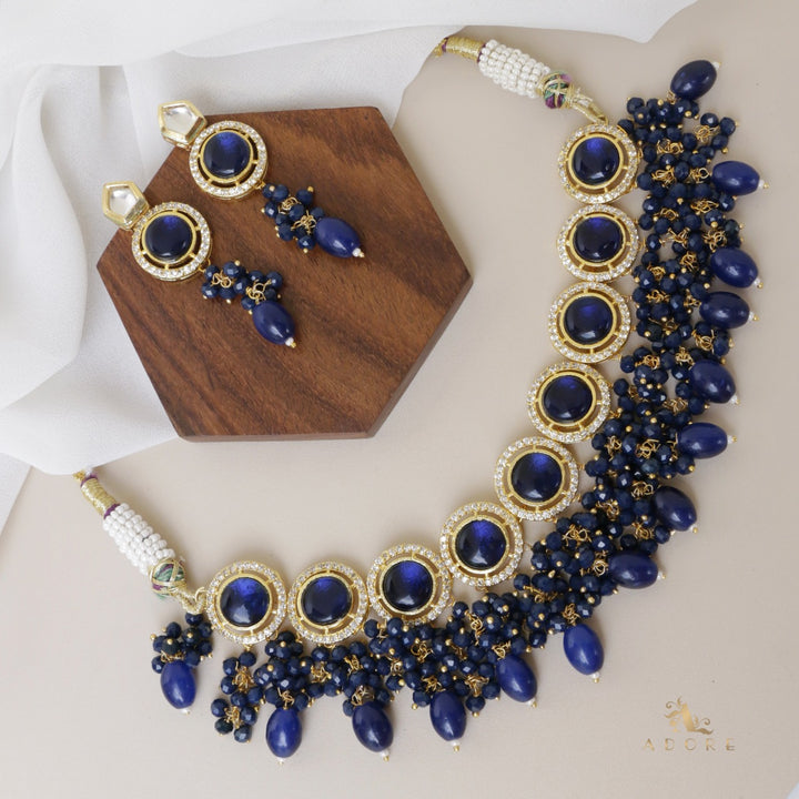 Sakshi  Kundan Neckpiece With Earring