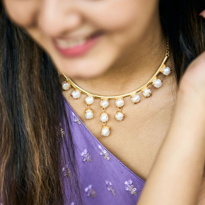 Trishika Fresh Water Pearl Neckpiece