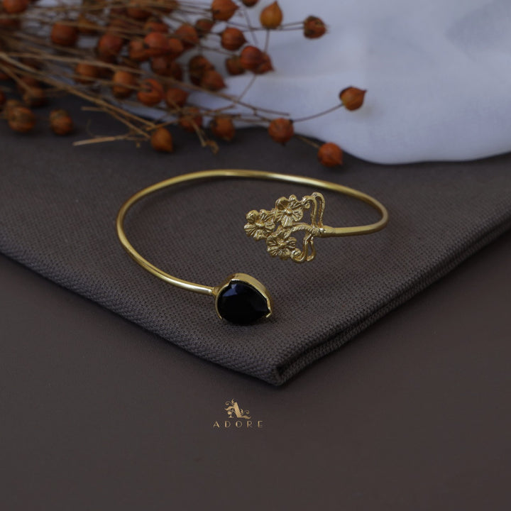 Glovia 3 Flower Glossy Bangle