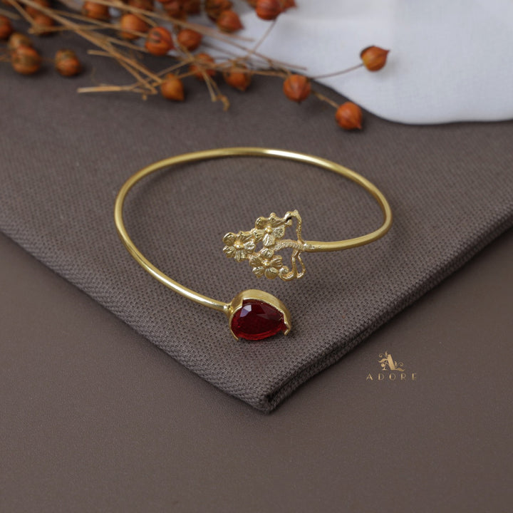 Glovia 3 Flower Glossy Bangle