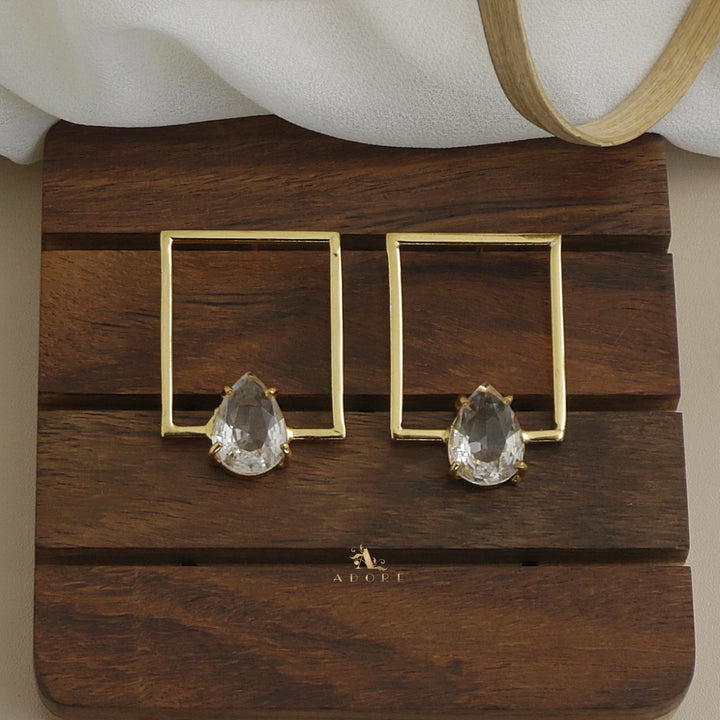 Olero Rectangle Glossy Earring