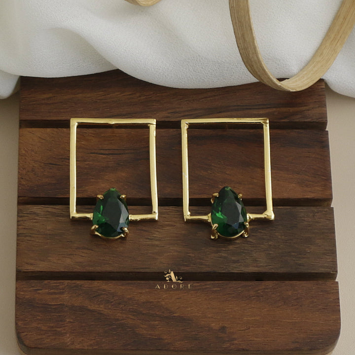 Olero Rectangle Glossy Earring