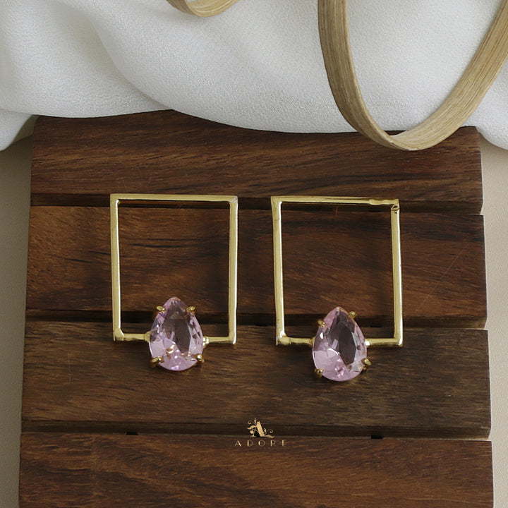 Olero Rectangle Glossy Earring