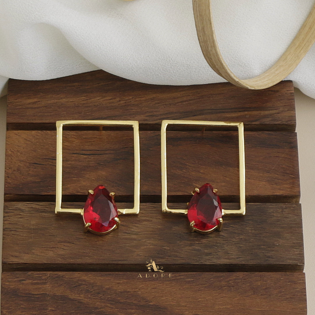Olero Rectangle Glossy Earring