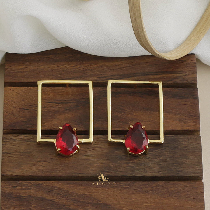 Olero Rectangle Glossy Earring