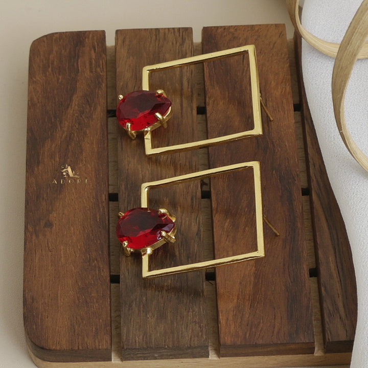Olero Rectangle Glossy Earring