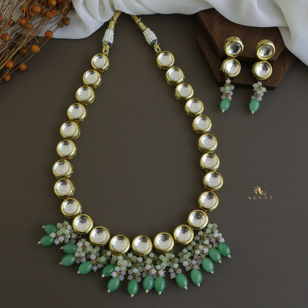 Aranmayi Kundan Neckpiece With Earring
