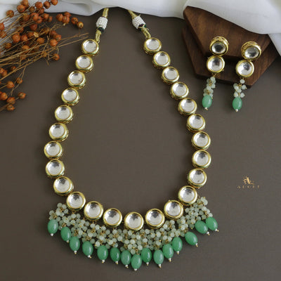 Aranmayi Kundan Neckpiece With Earring