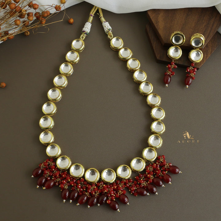 Aranmayi Kundan Neckpiece With Earring