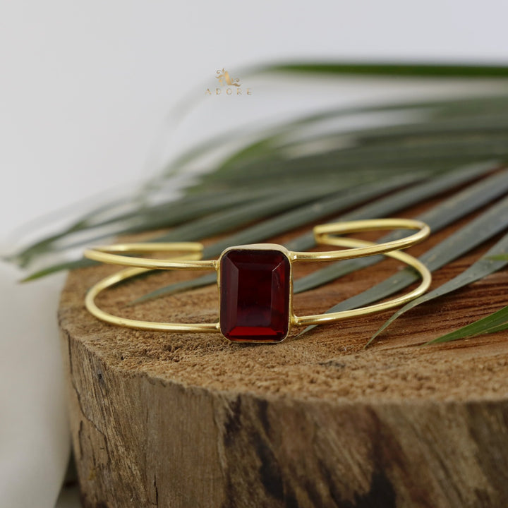 Simora Rectangle Glossy Bangle