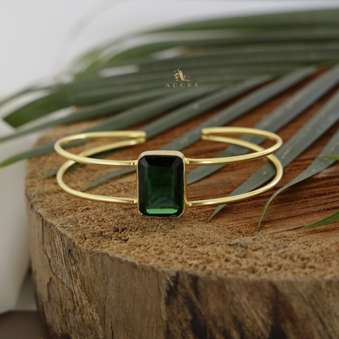 Simora Rectangle Glossy Bangle