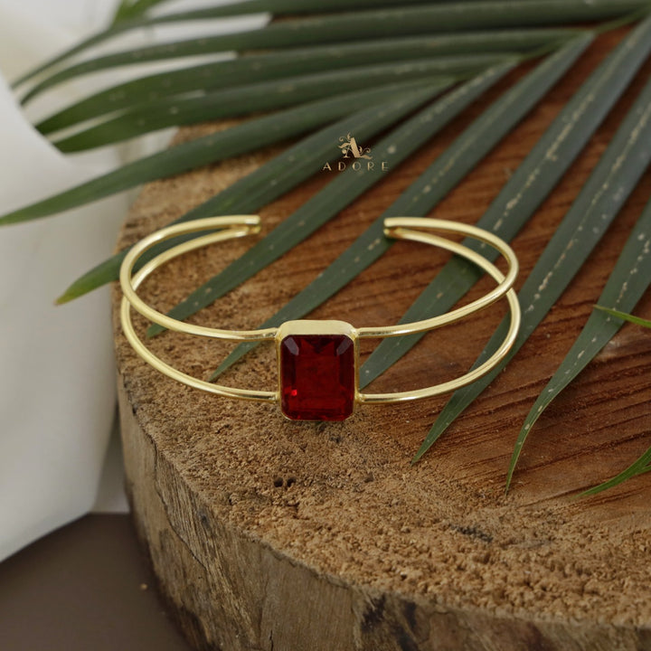 Simora Rectangle Glossy Bangle