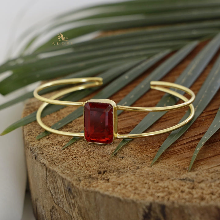 Simora Rectangle Glossy Bangle