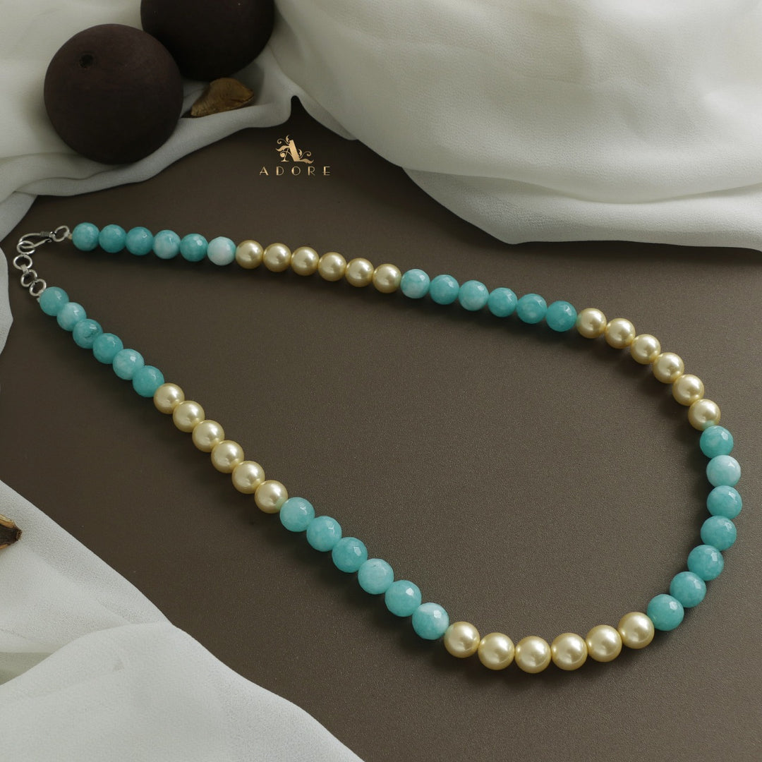 Orbia Pearl Single Layer Neckpiece With Earring