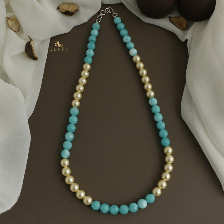 Orbia Pearl Single Layer Neckpiece With Earring