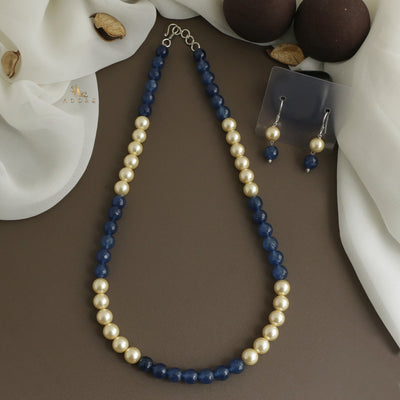 Orbia Pearl Single Layer Neckpiece With Earring