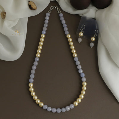 Orbia Pearl Single Layer Neckpiece With Earring