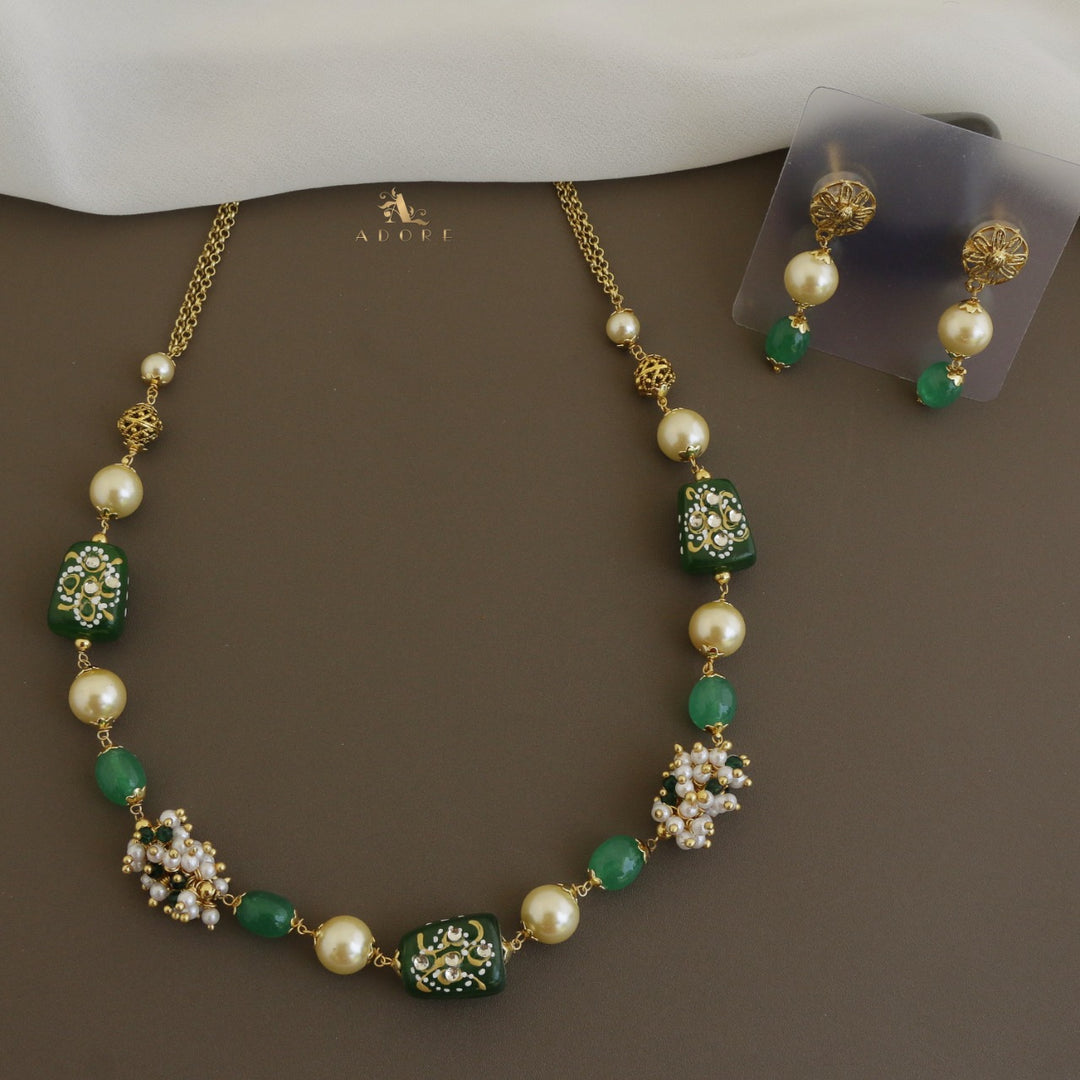 Jylan Pearl Neckpiece With Earring