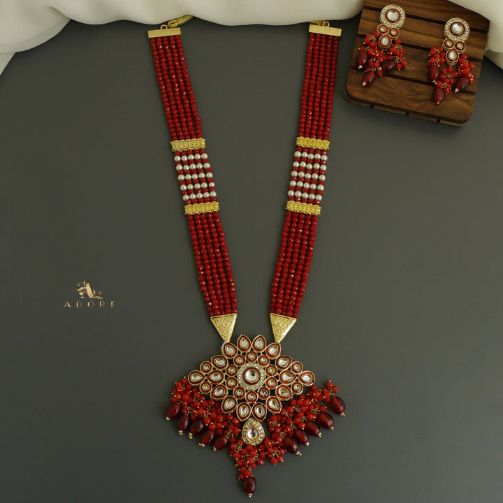 Parinaaz Kundan Neckpiece With Earring