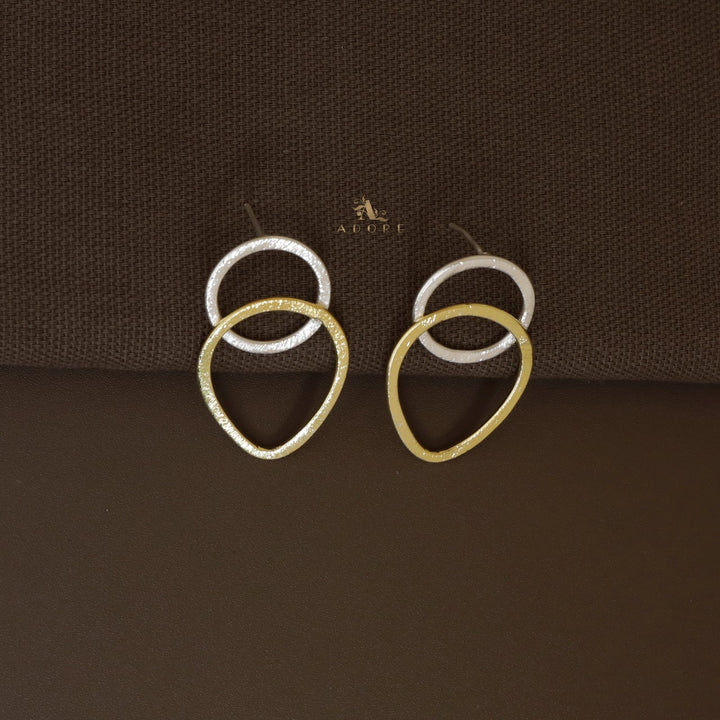 Silva Round & Pear Earring