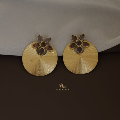 Anya Golden Hoop Floral Earring