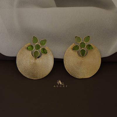 Anya Golden Hoop Floral Earring