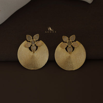 Anya Golden Hoop Floral Earring