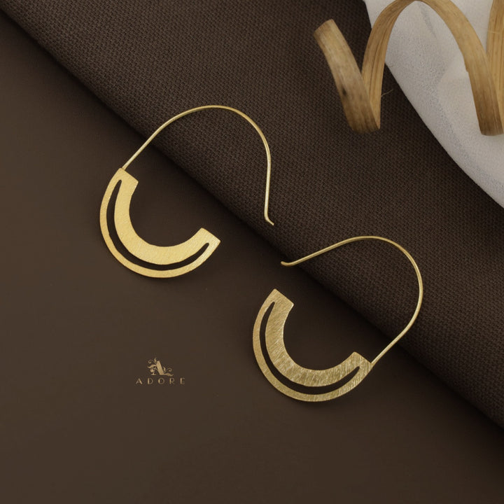 Golden Bag Earring
