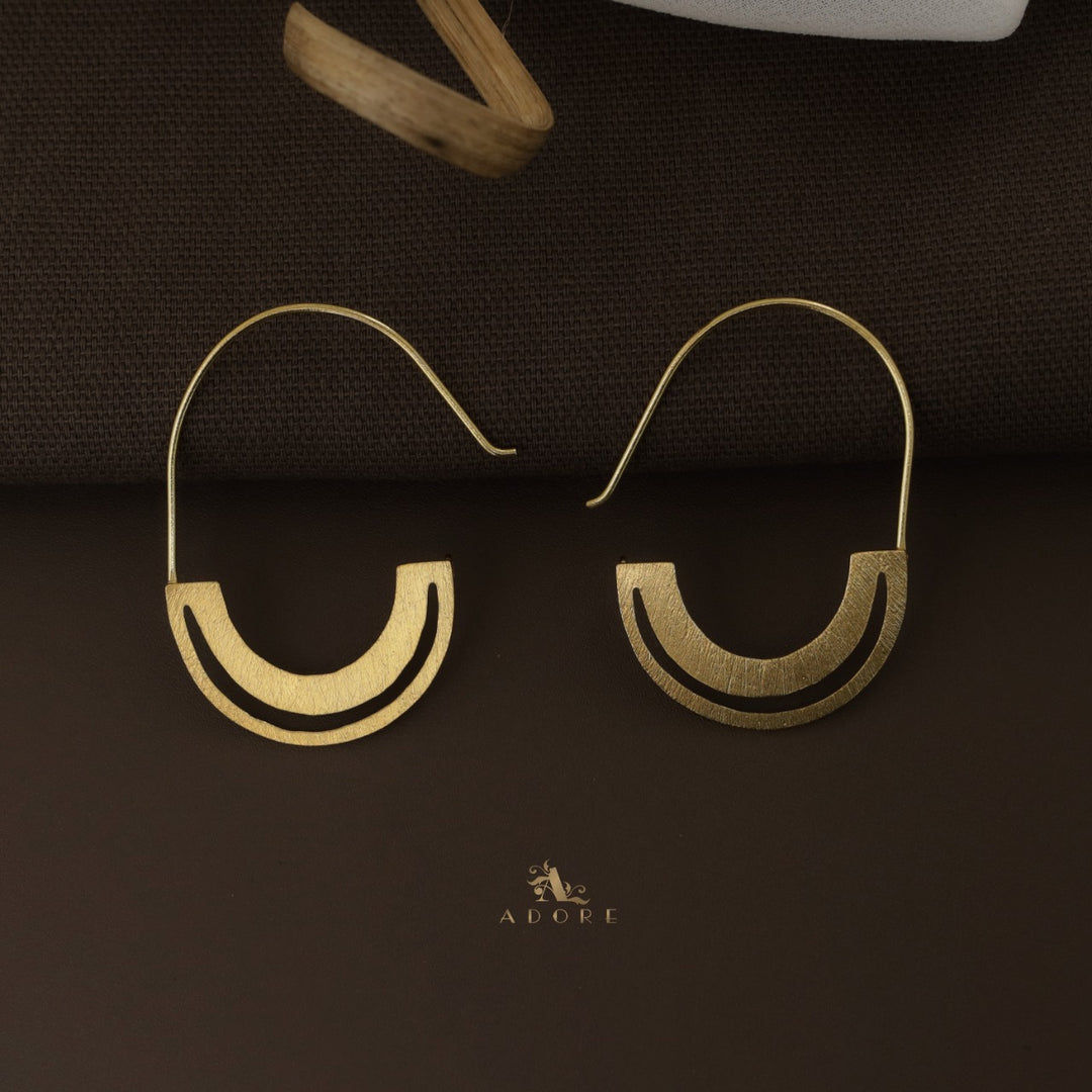 Golden Bag Earring