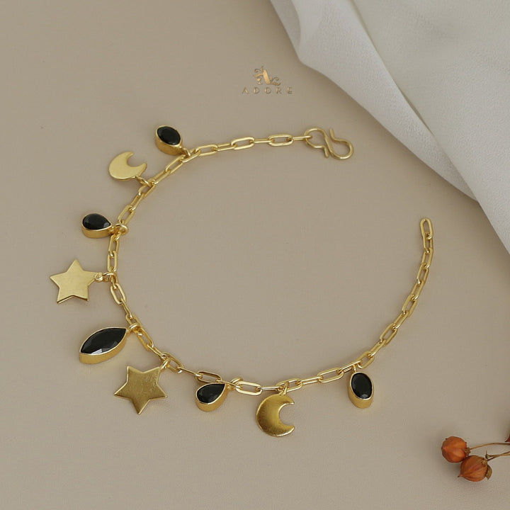 Herah Golden Moon & Star Bracelet
