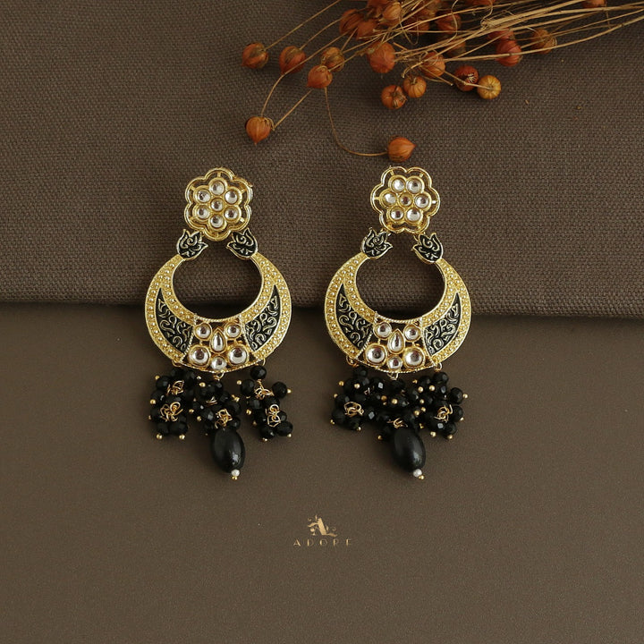 Aarunya Meenakari Kundan Neckpiece With Earring