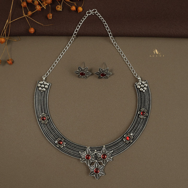 Nakshathra Neckpiece With Earring