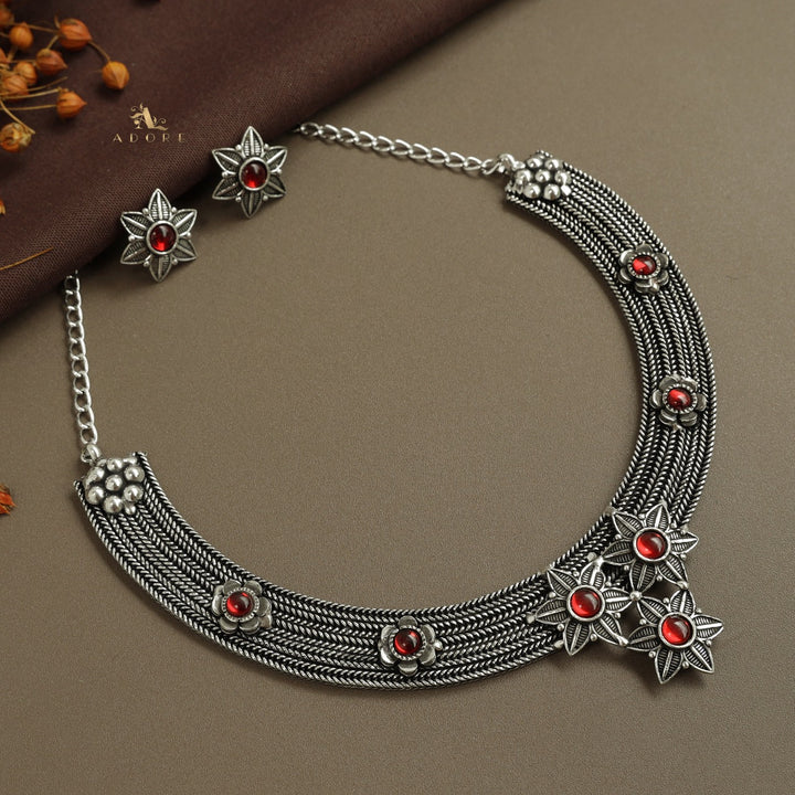 Nakshathra Neckpiece With Earring
