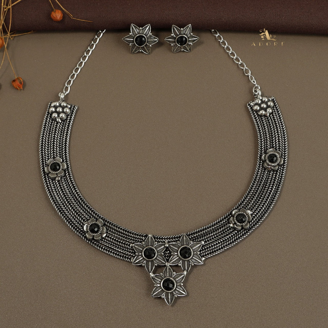 Nakshathra Neckpiece With Earring