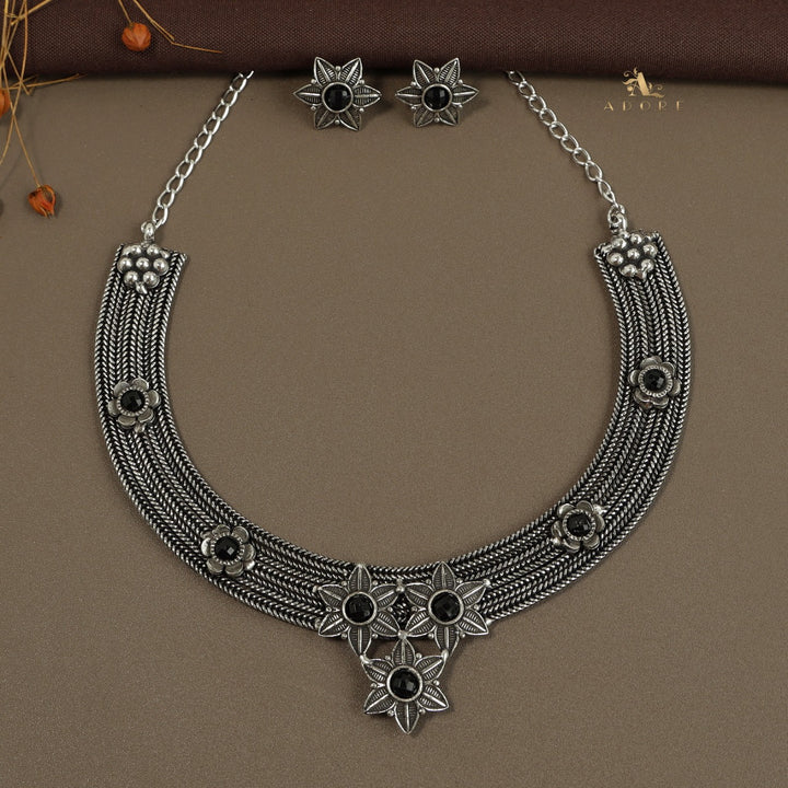 Nakshathra Neckpiece With Earring