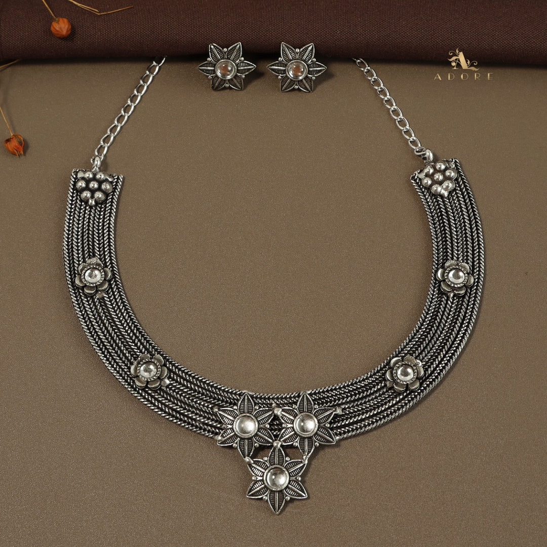 Nakshathra Neckpiece With Earring
