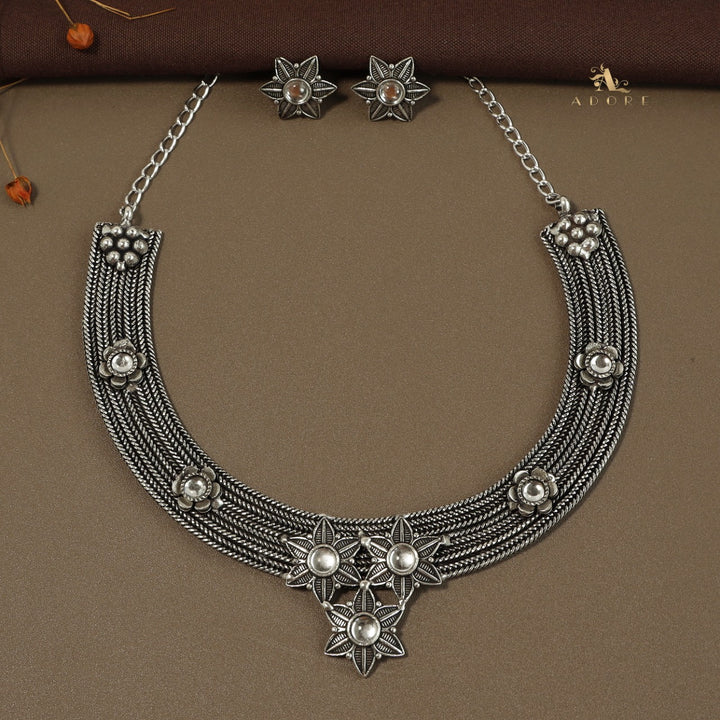 Nakshathra Neckpiece With Earring