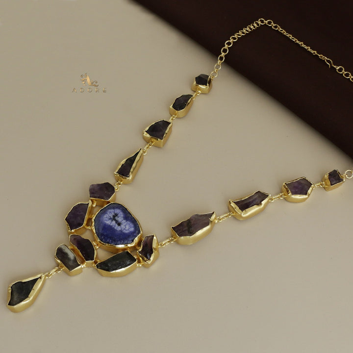 Jovika Raw Stone + Agate Neckpiece