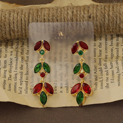 Lovlea Leafy Glossy Earring