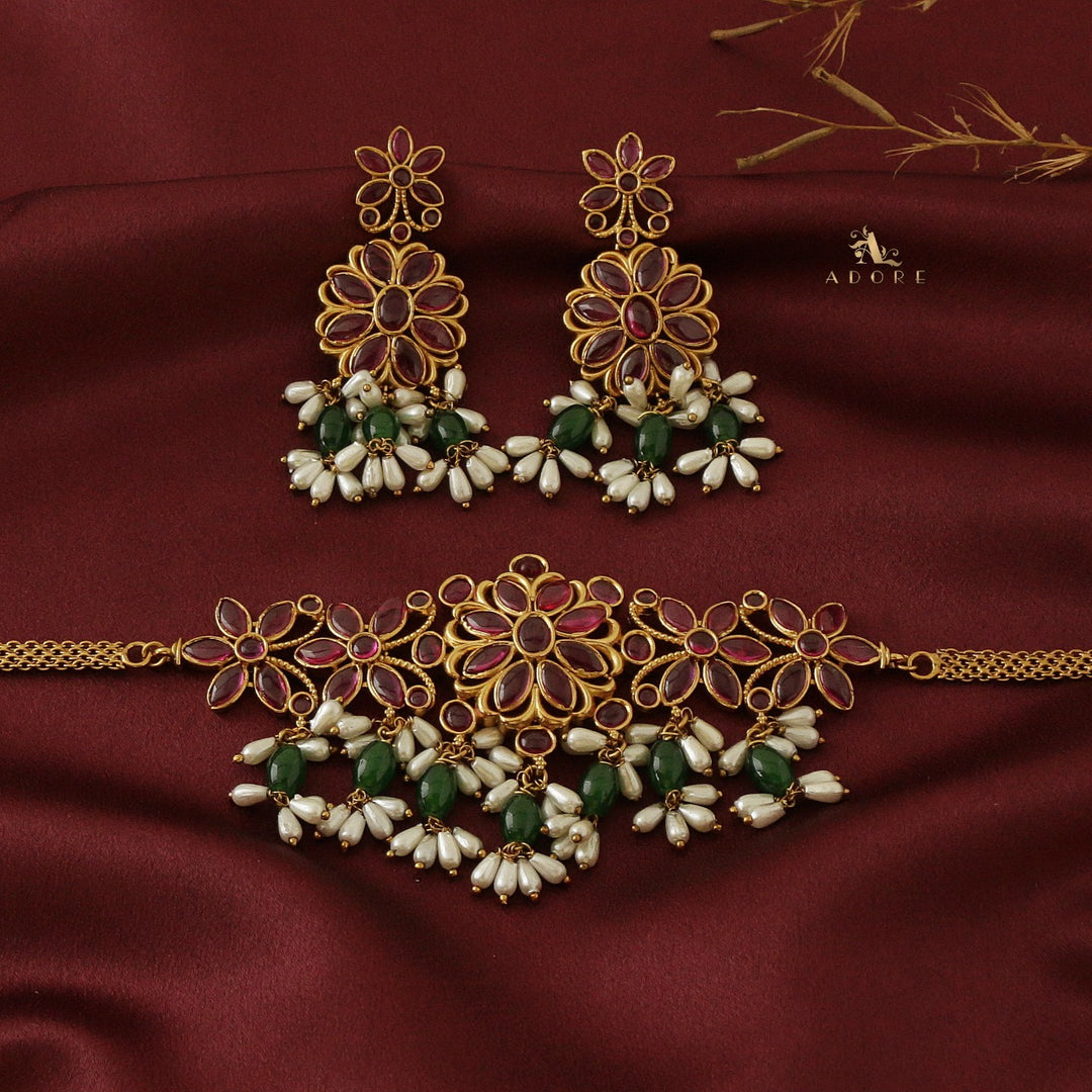 Neeraga Choker With Earring