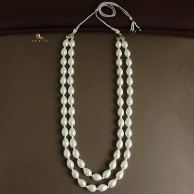 Raeha Shell Pearl 2 Layer Neckpiece