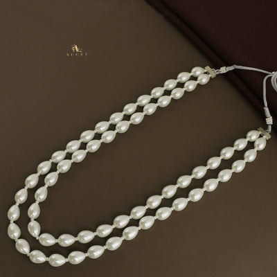 Raeha Shell Pearl 2 Layer Neckpiece