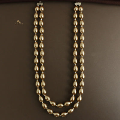 Raeha Shell Pearl 2 Layer Neckpiece
