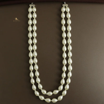 Raeha Shell Pearl 2 Layer Neckpiece