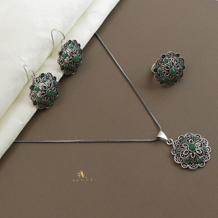 Sriga Neckpiece With Earring + Ring