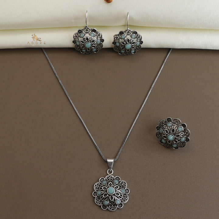 Sriga Neckpiece With Earring + Ring